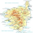 Carte du département Haute-Corse