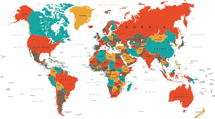  carte du Monde