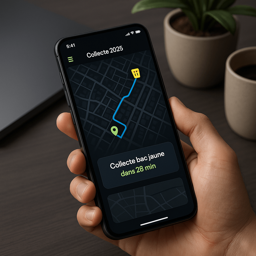 Application to track waste collection