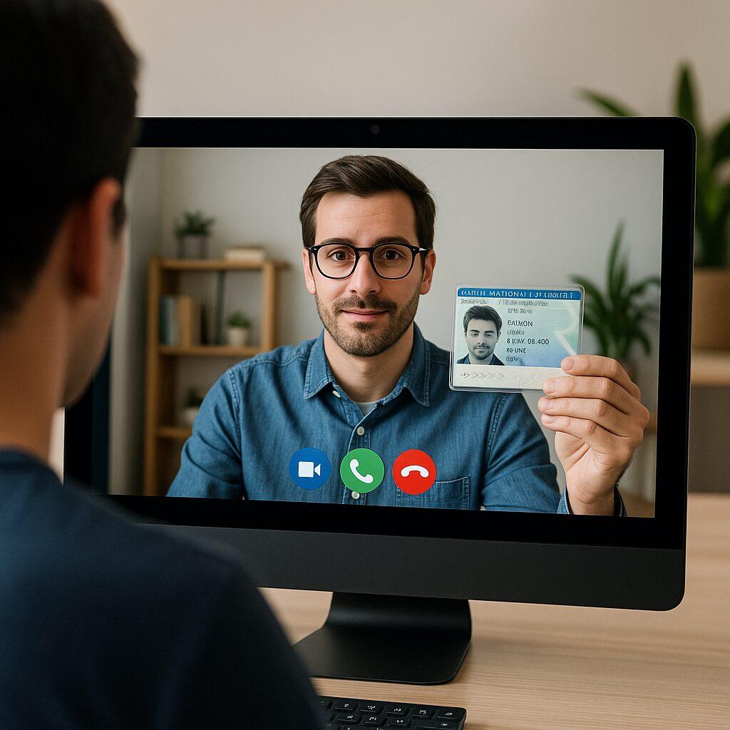 Prozess der digitalen Identitätsprüfung