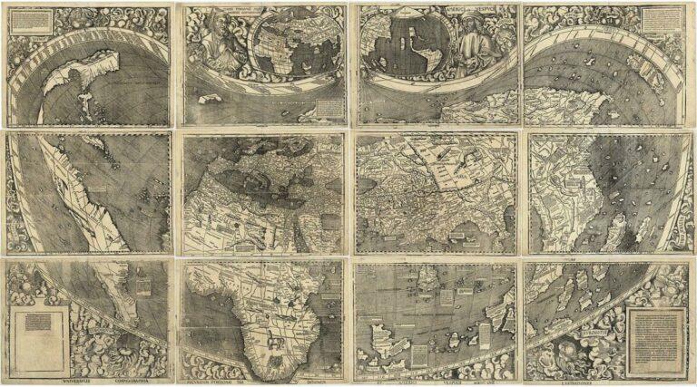 Carte de Martin Waldseemüller (1507), première carte à nommer « America »