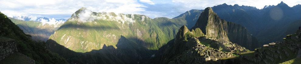 Panorama of Machu Picchu at sunrise, Peruvian Andes, top site 2025