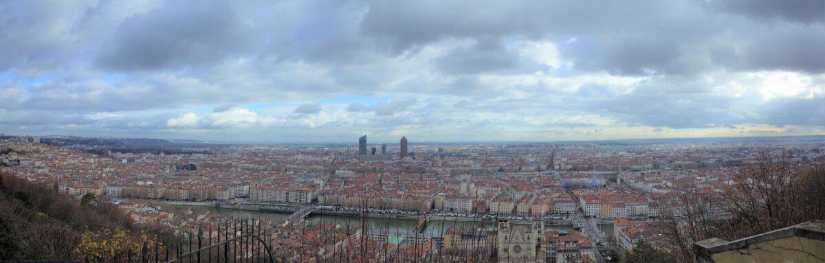 Lyon: panorama from the Fourvière hill