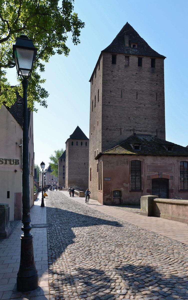 Covered bridges of Strasbourg in the Petite France district