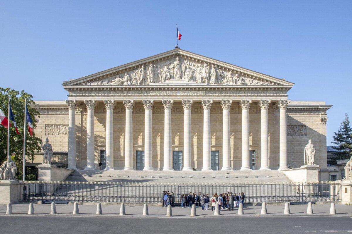 Façade du Palais-Bourbon à Paris