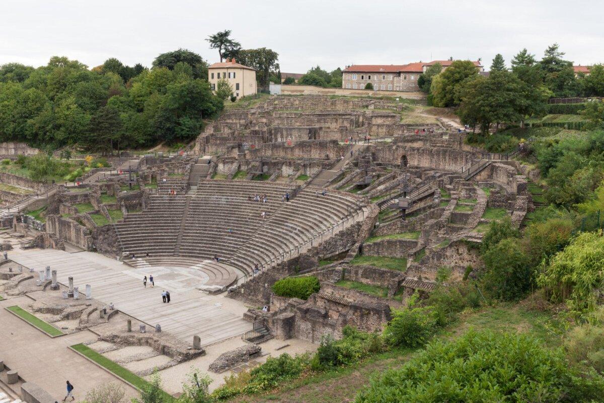 Théâtre antique de Fourvière à Lyon, vestige de Lugdunum