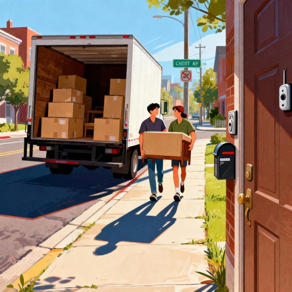 The big day requires energy, coordination… and sometimes the whole neighborhood. Anticipating access is key.