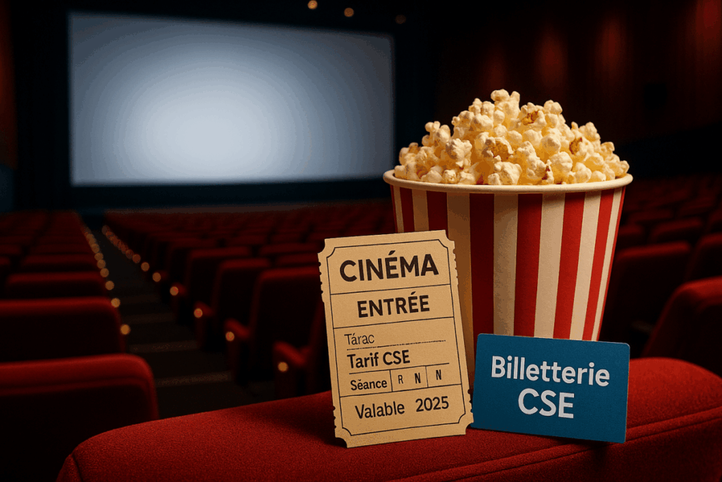 Entradas de cine junto a un cubo de palomitas