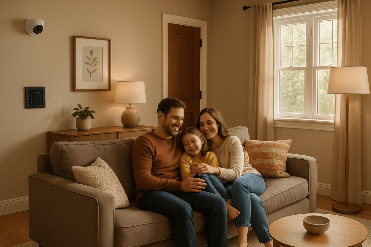 Protección completa del hogar con sistema de seguridad integrado