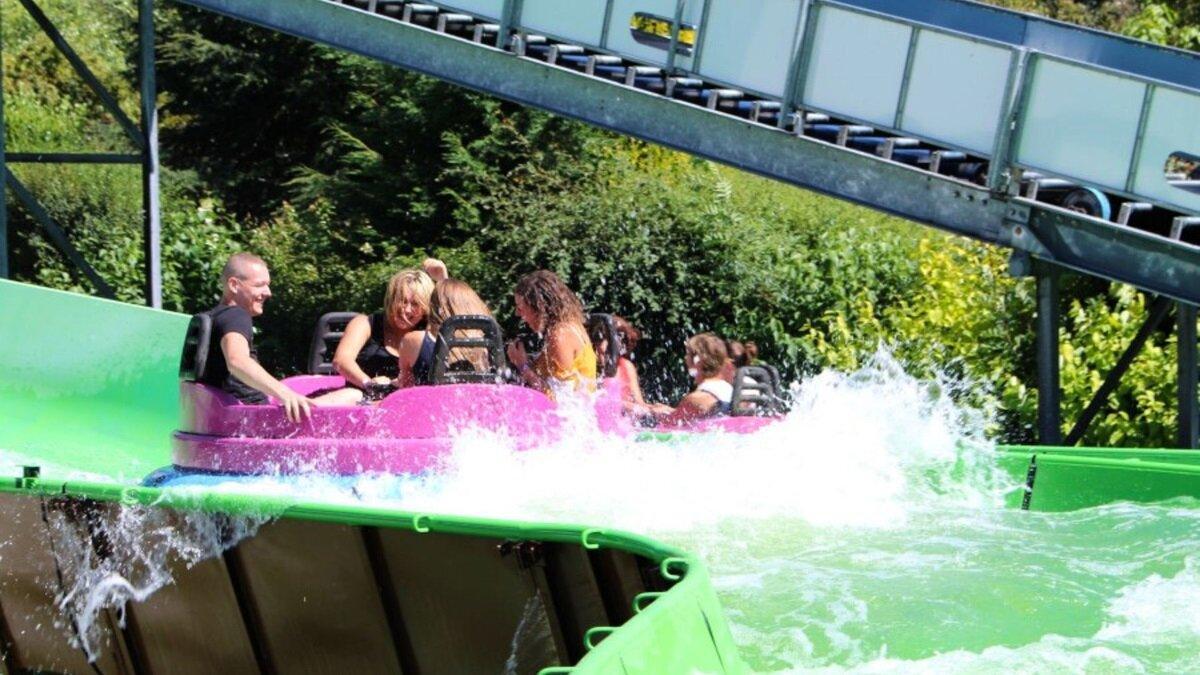Familien-Wasserattraktion im Parc du Bocasse