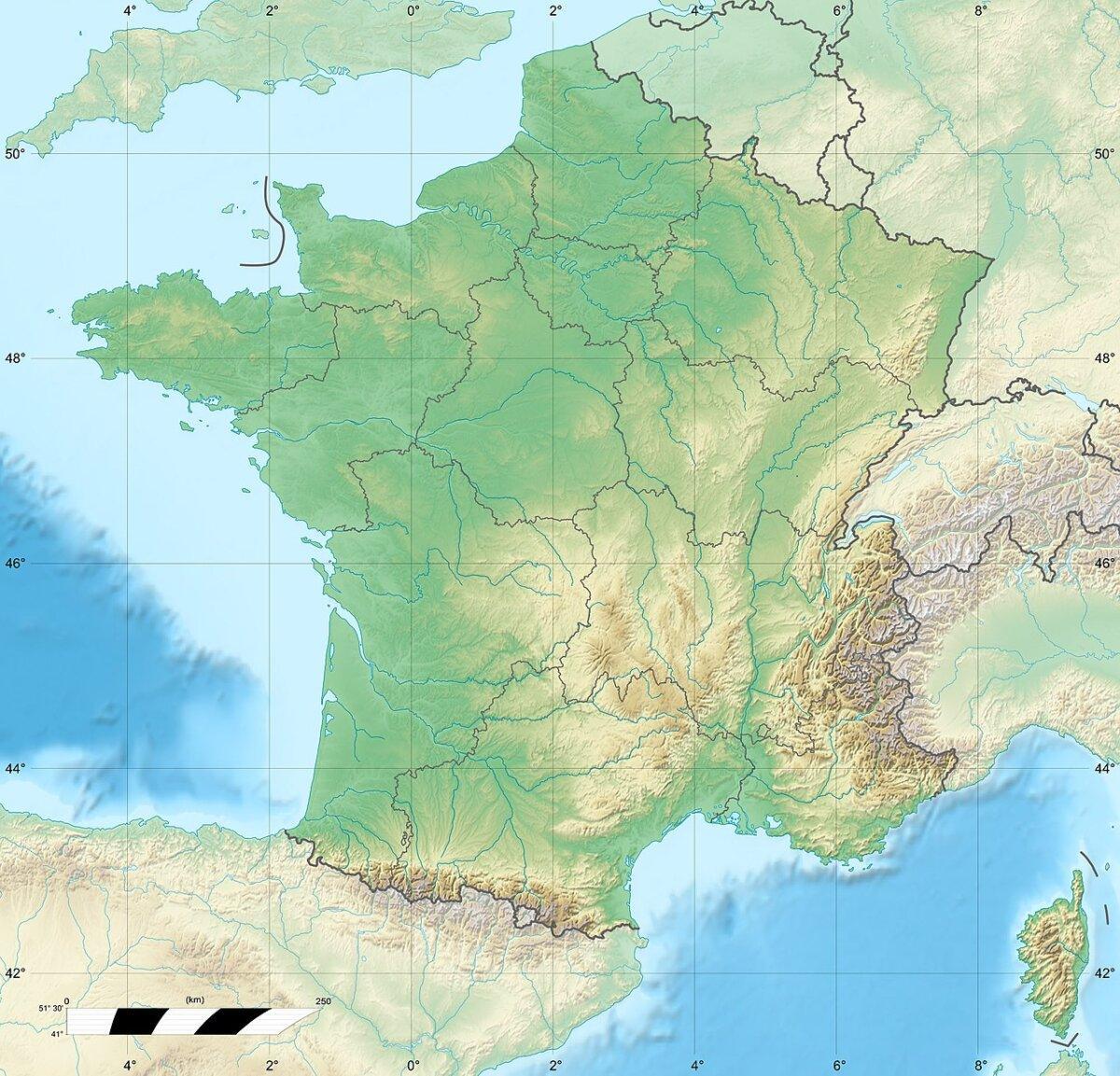 Carte de France des stations de ski familiales par massif