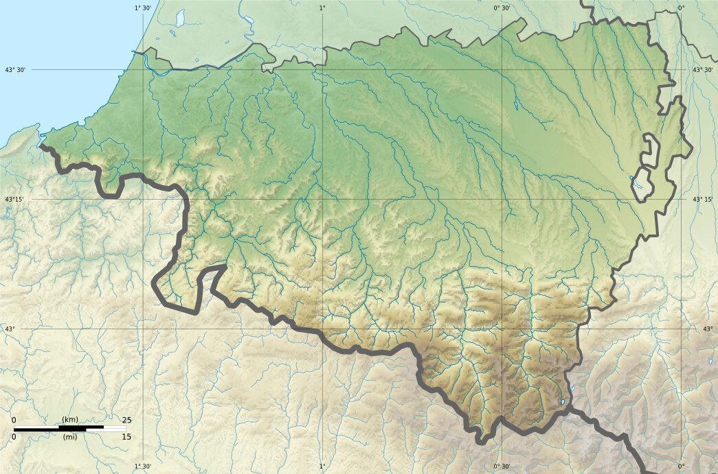 Mapa del País Vasco interior 3 días en los Pirineos Atlánticos