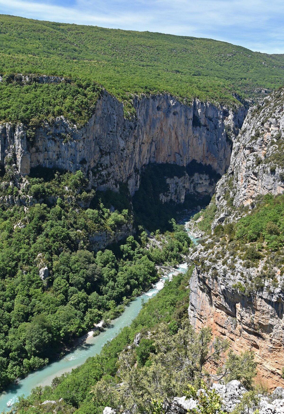 Wanderung auf dem sentier Blanc-Martel in den Verdon-Schluchten für 3 Tage