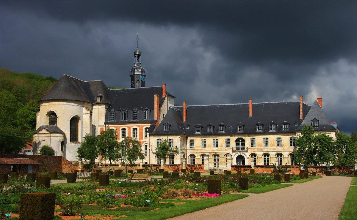 Abbaye et jardins de Valloires dans la vallée de l'Authie