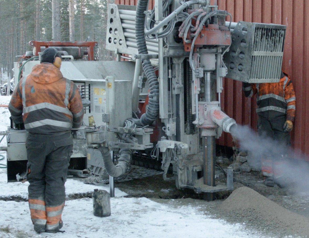 Forage pour installation de pompe à chaleur géothermique résidentielle
