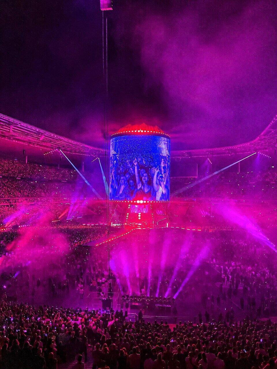 Stade de France seen from outside, major landmark of French sports cartography
