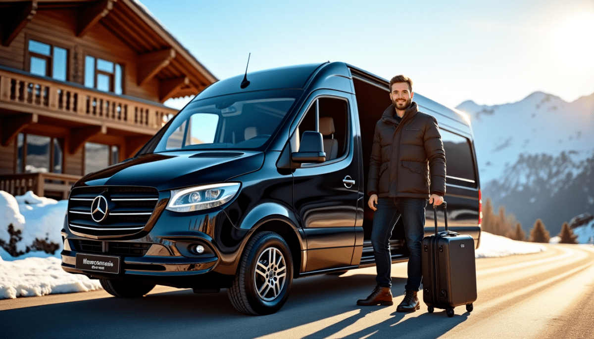 Illustration : un service de navette collective, par exemple, peut — réserver un vtc tarentaise transport à megève plutôt qu'un uber?